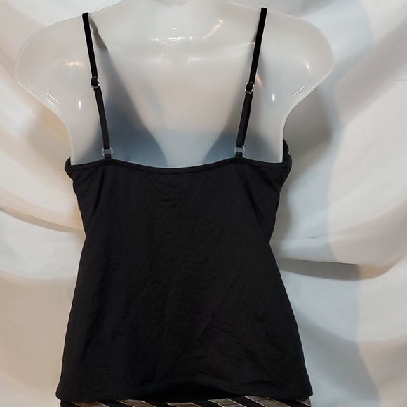Coco Reef Blk Tankini Top 32 C  With Bottom Sz Sm - Picture 4 of 5